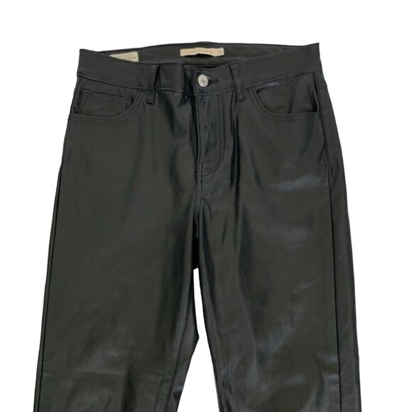 Levis 720 High Rise Skinny Pants 28 Black Ankle Slim Chic Stretch - Picture 2 of 11